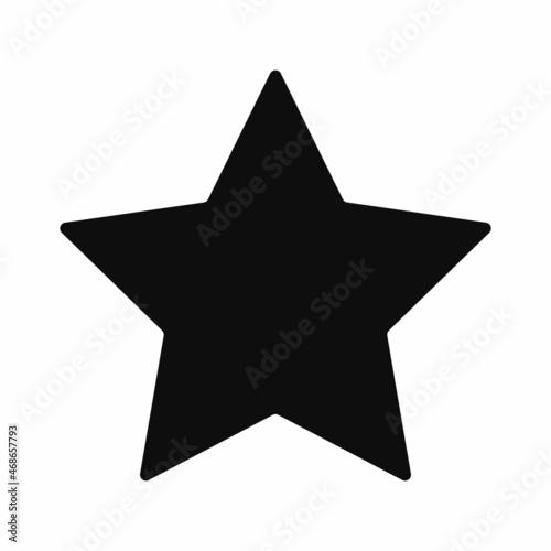Star vector isolated icon