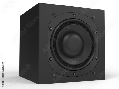 Big sub woofer music speaker - square shape