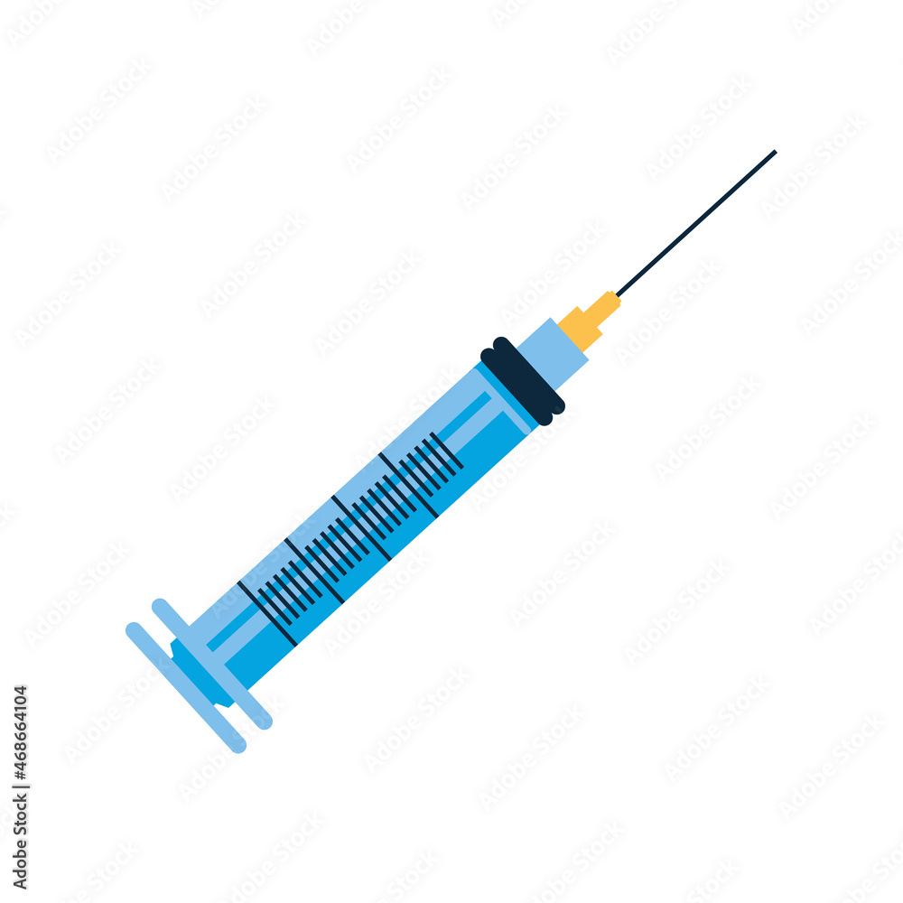 Fototapeta premium medical vaccine syringe