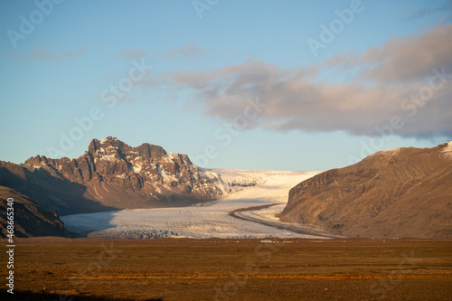 Glacier off the Vatnajokull ice cap in Iceland © Richard