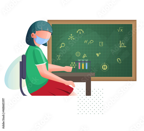 Schools Re-Opening after Covid - Illustration