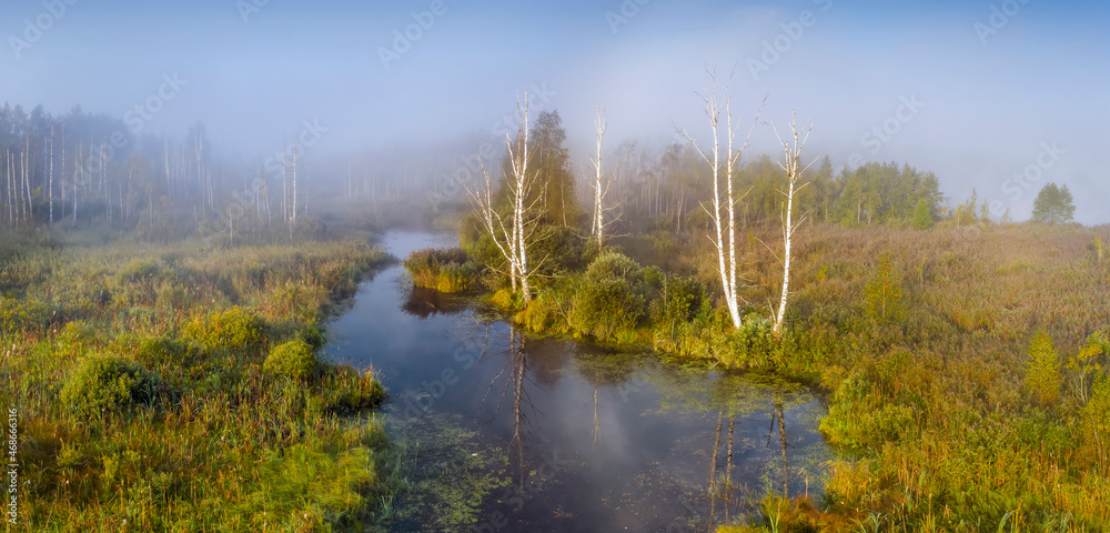 Fototapeta premium morning on the river