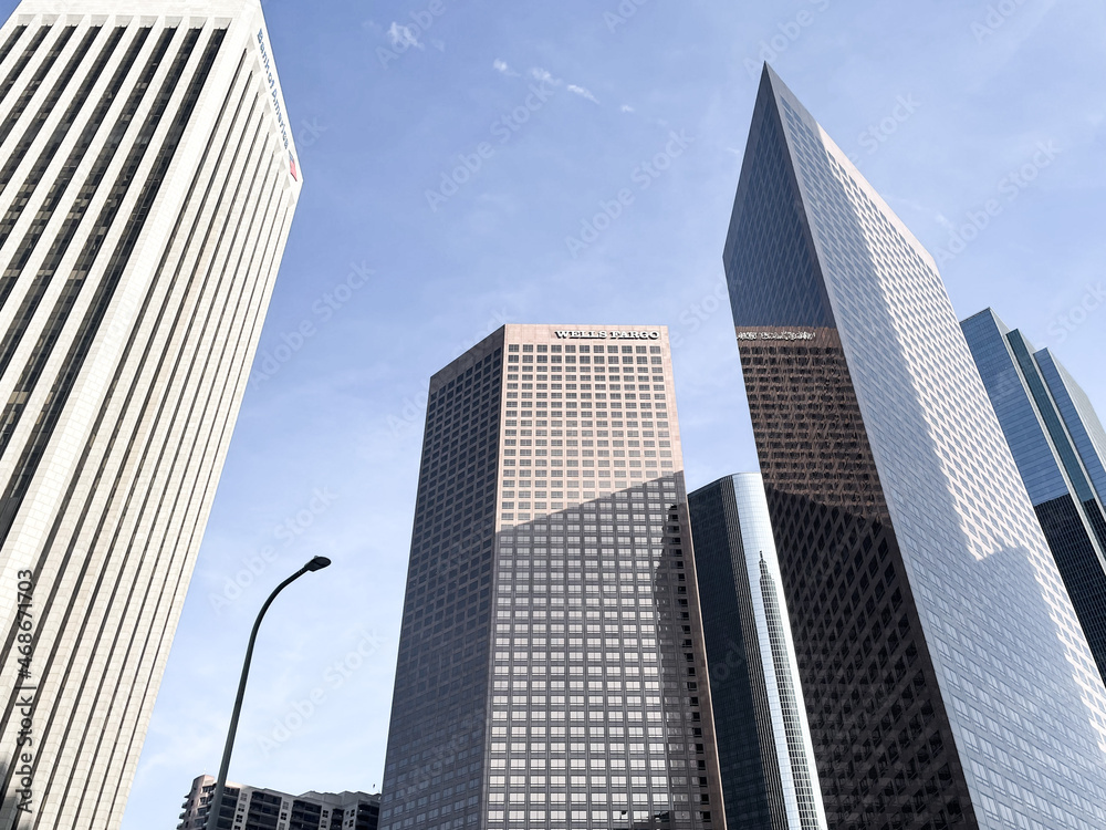 Obraz premium Architecture skyline buildings LA 