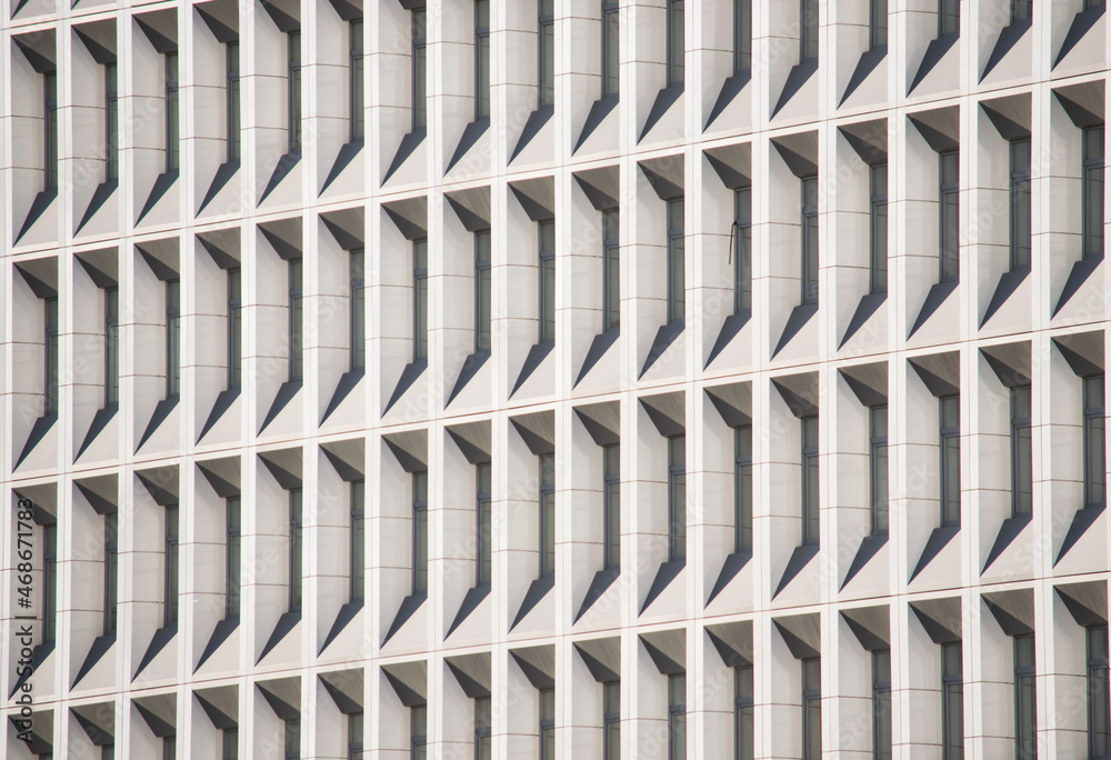 Architectural steel pattern, street architect photo