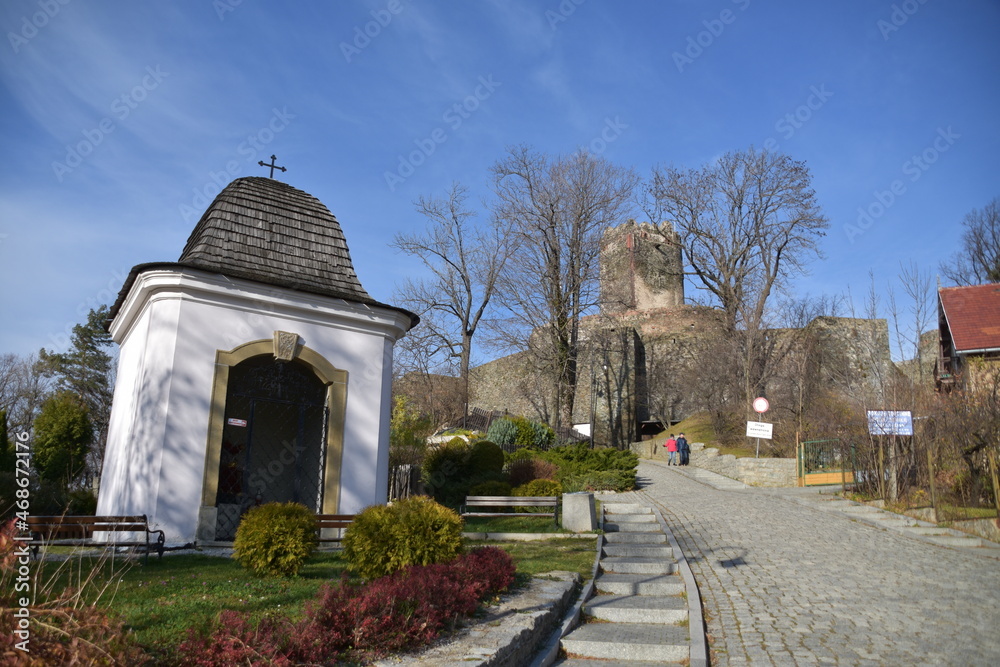 Zamek Bolków na Dolnym Śląsku,