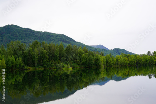 lake in the mountains