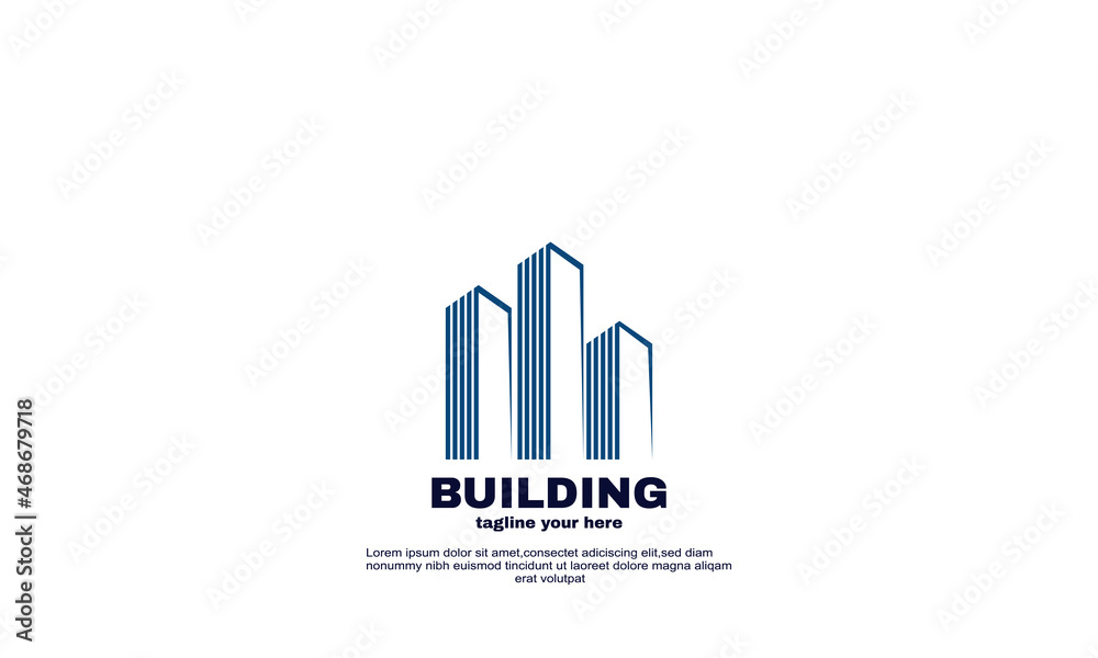 vector building logo design template