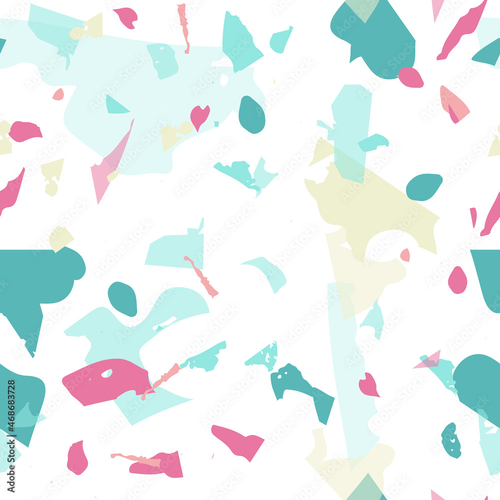 Terrazzo seamless pattern. Modern classic