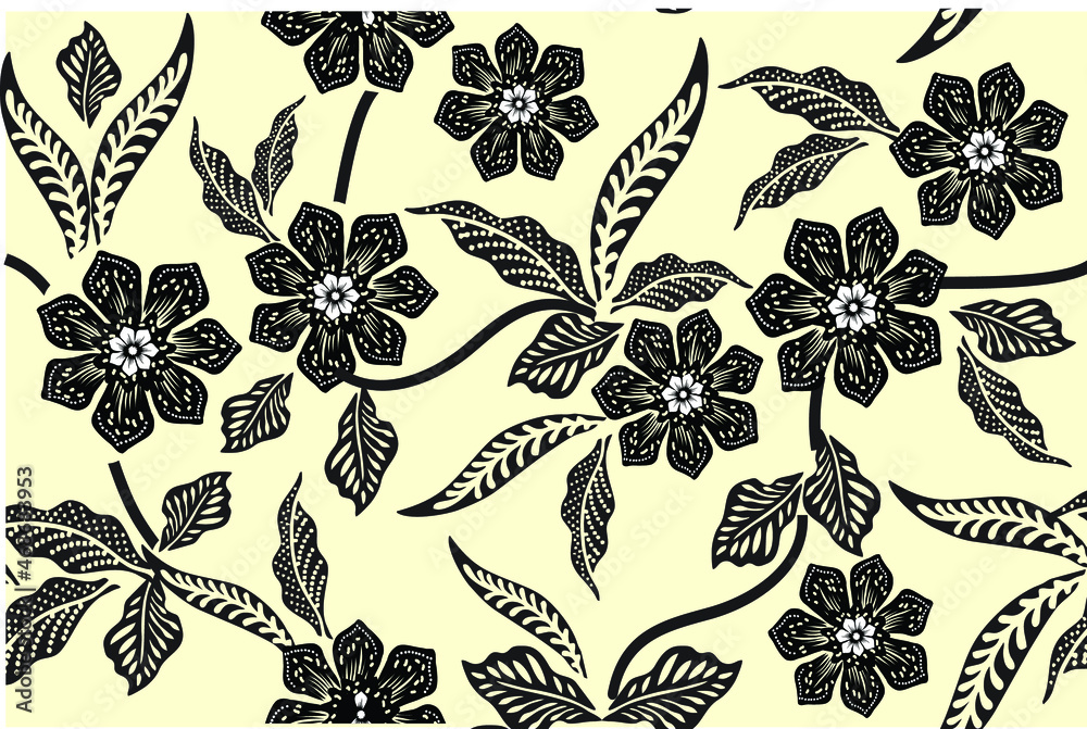 Indonesian batik motifs with very distinctive patterns. exclusive backgrounds. Vector Eps 10
