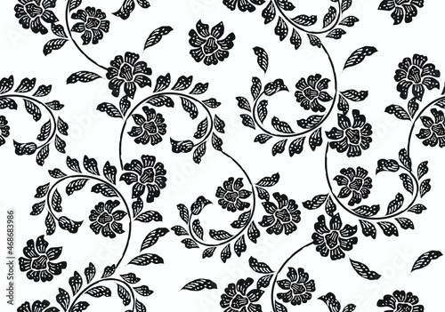Indonesian batik motifs with very distinctive patterns. exclusive backgrounds. Vector Eps 10
