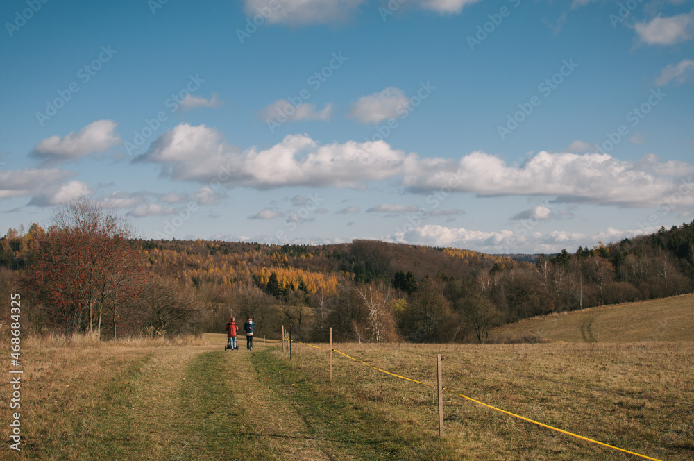 Hiking in Beskydy and Javorniky mountains, full autumn mood