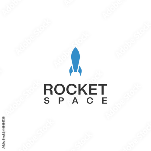 rocket logo vector design. logo template