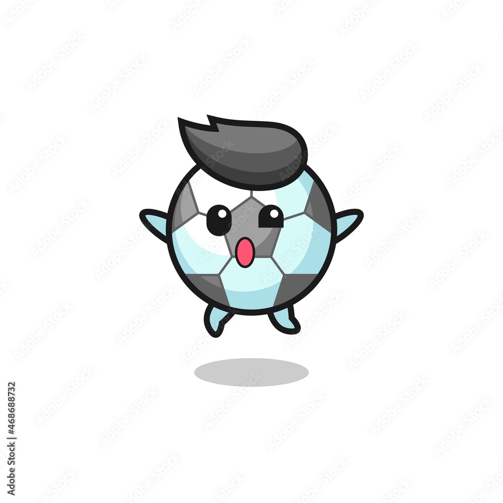 football character is jumping gesture football character is jumping gesture