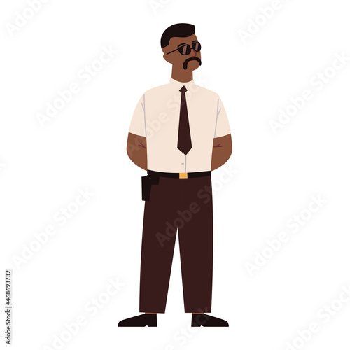 man security guard trial