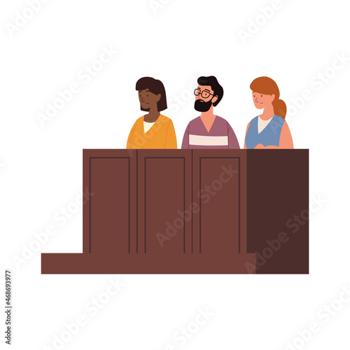 jury people courthouse