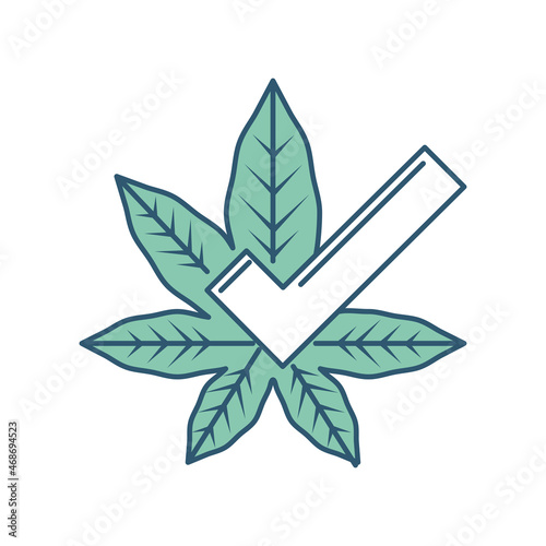 cannabis medicine check mark