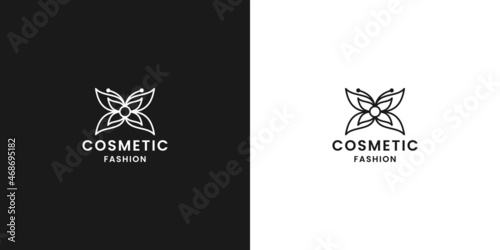 butterfly cosmetic logo design inspiration