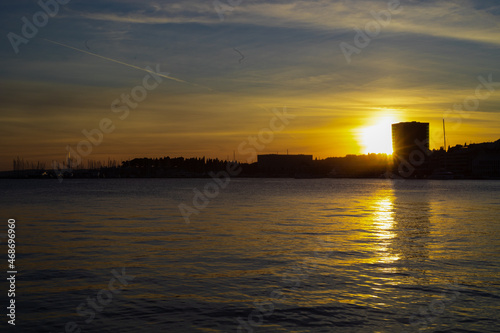 sunset over the river © Ferhat