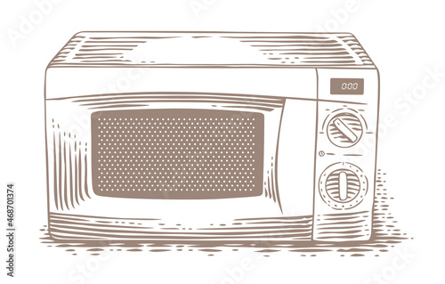 Isolated microwave oven