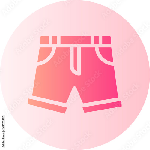 shorts gradient icon