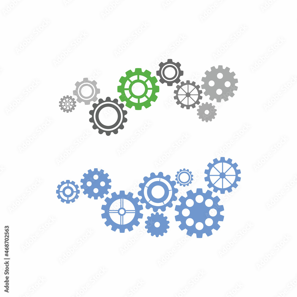Gear Logo Template vector icon illustration design Gear Logo Template vector icon illustration design
