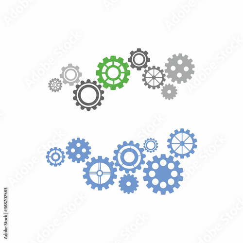 Gear Logo Template vector icon illustration design