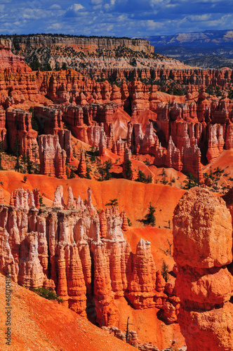 Late morning view of the myriad hoodoos and rock spires from Sunset Point, Bryce Canyon National Park, Utah, Southwest USA