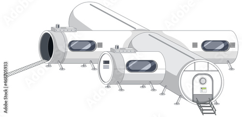 Part of space station isolated
