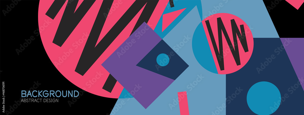 Abstract background with blocks, lines, geometric shapes. Techno or business concept for wallpaper, banner, background, landing page Abstract background with blocks, lines, geometric shapes. Techno or business concept for wallpaper, banner, background, landing page