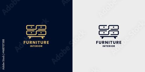 drawer furniture logo design home interior