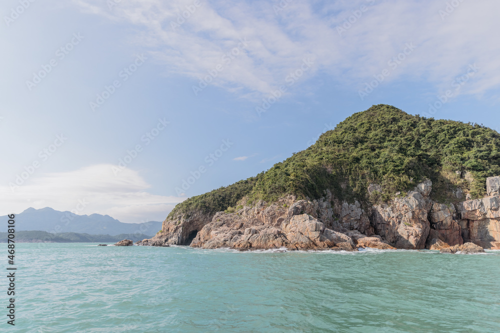 Shore and Rocks in Sharp Island, outer island in Sai Kung, Hong Kong