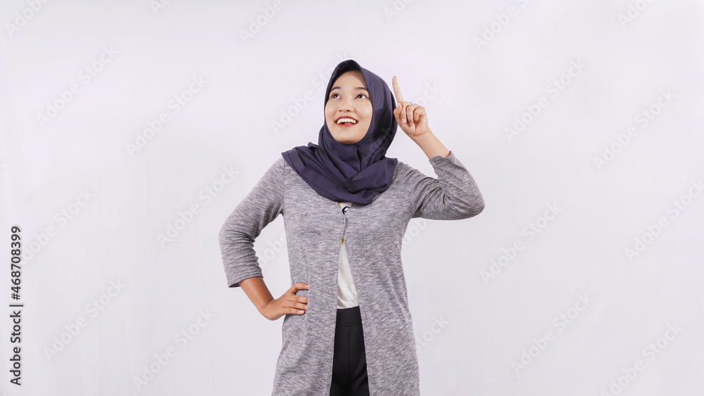 young asian woman thinking idea isolated on white background young asian woman thinking idea isolated on white background