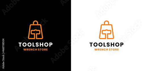 tool shop, hummer store logo design inspiration for tool shop