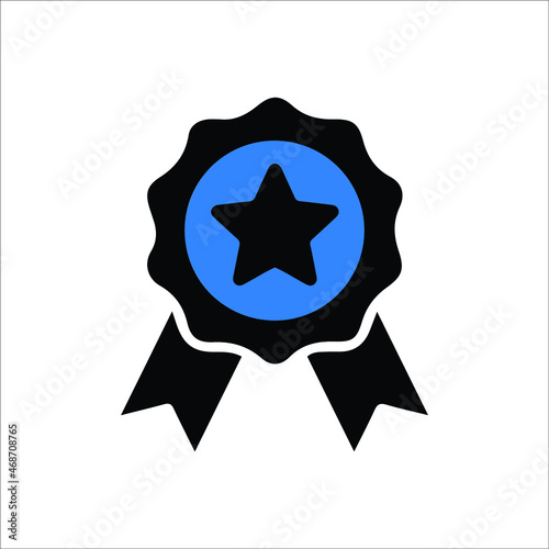 Achievement award or ribbon icon