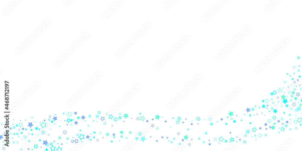 Blue, cyan, turquoise glitter stars confetti Blue, cyan, turquoise glitter stars confetti