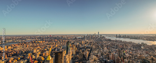 Bird's Eye View of New York
