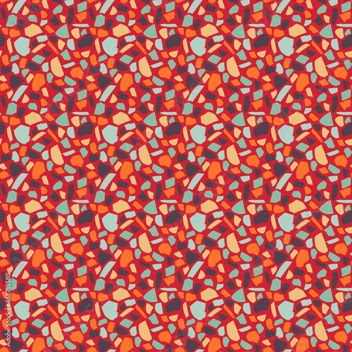 Geometric abstract background. Colorful abstract seamless pattern, raster ver...