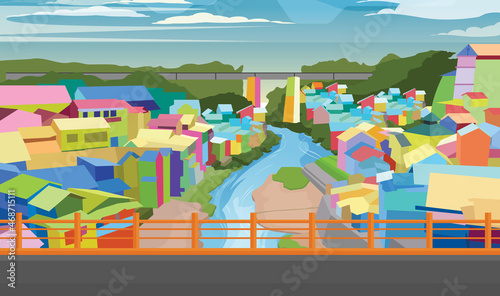 Rainbow Village home town city of Malang