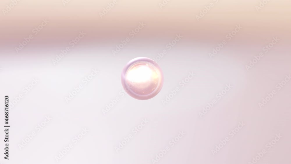 3D Animation Cosmetics Metaball. 3 vitamins are merging, floating on bright background. Combination Serum, Moisturizer for Cosmetic product. 3D Animation Cosmetics Metaball. 3 vitamins are merging, floating on bright background. Combination Serum, Moisturizer for Cosmetic product.