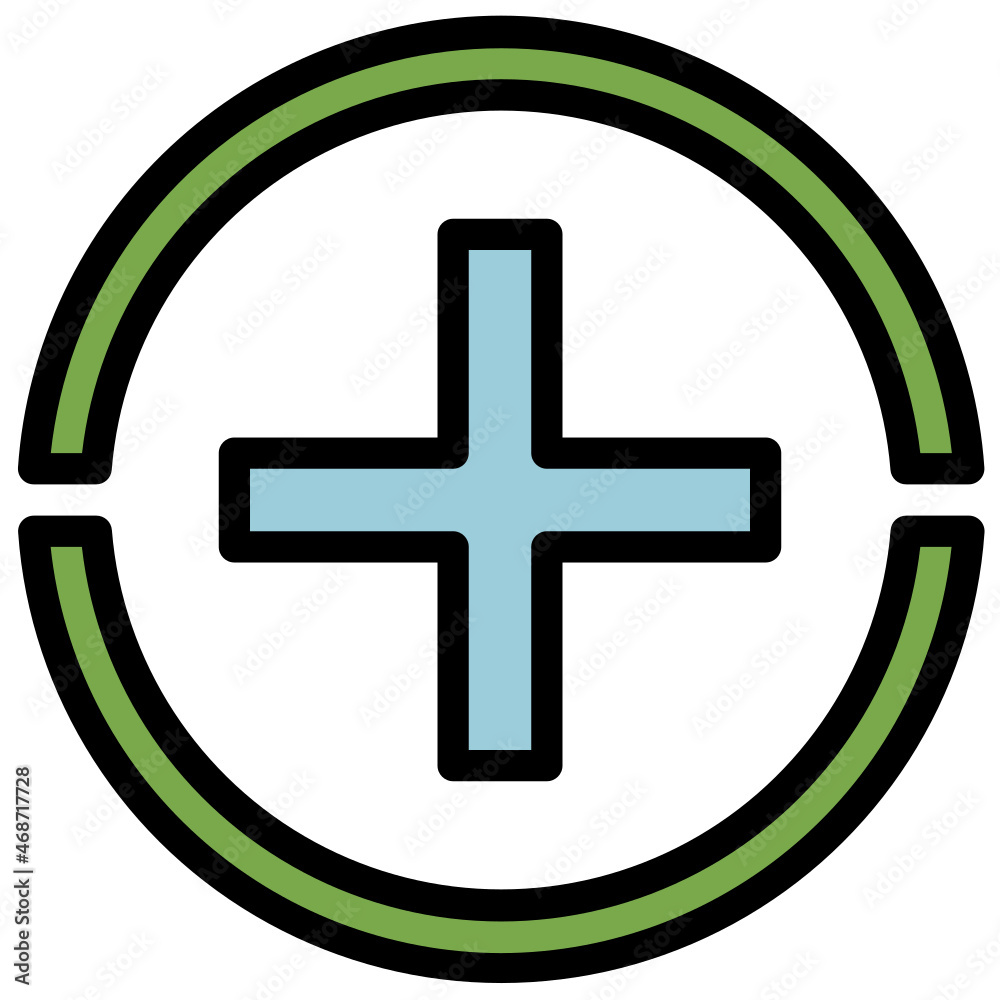 Fototapeta premium Plus Sign