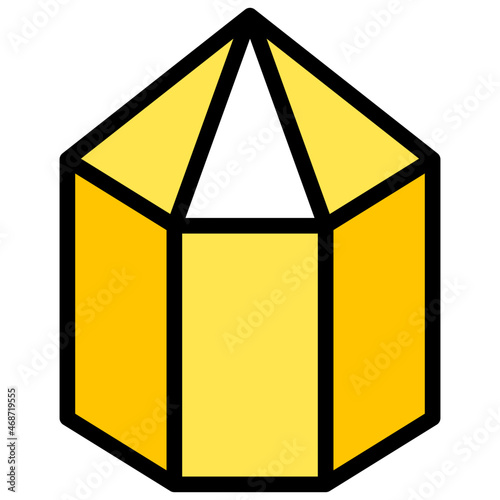 obelisk filled outline icon