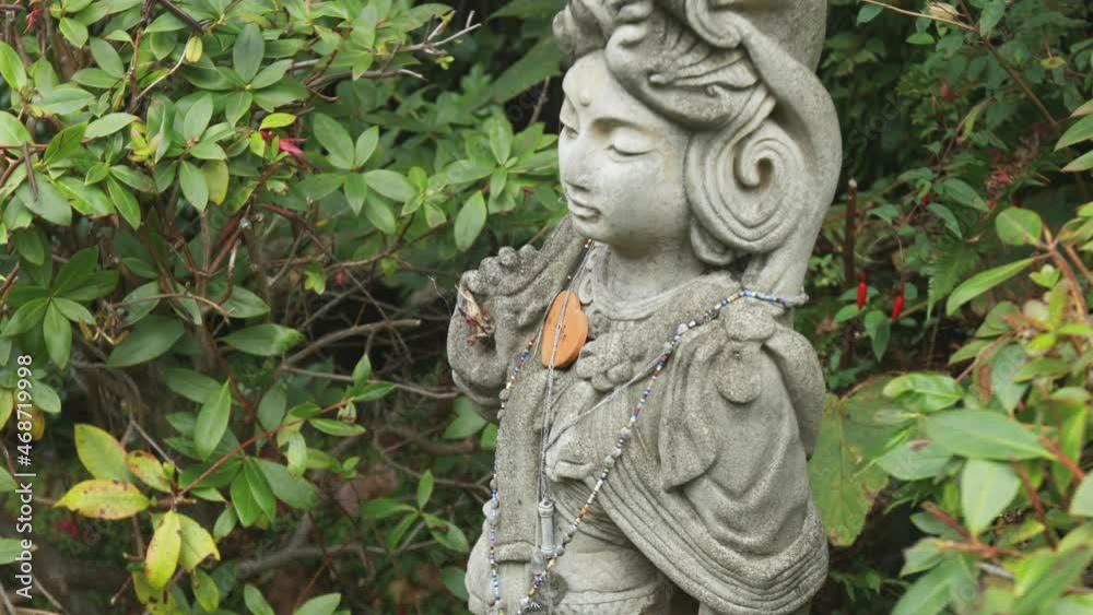 Detailed handmade statue of Guan Yin divine mercy goddes Detailed handmade statue of Guan Yin divine mercy goddes
