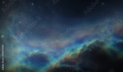 Fototapeta Naklejka Na Ścianę i Meble -  Tranquillity Bend Nebula - 13446 x 7866