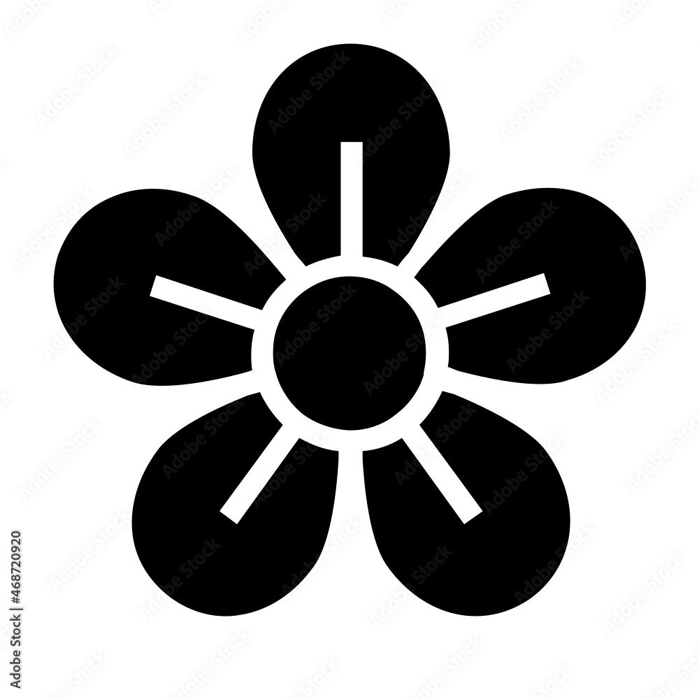 Obraz premium flower icon