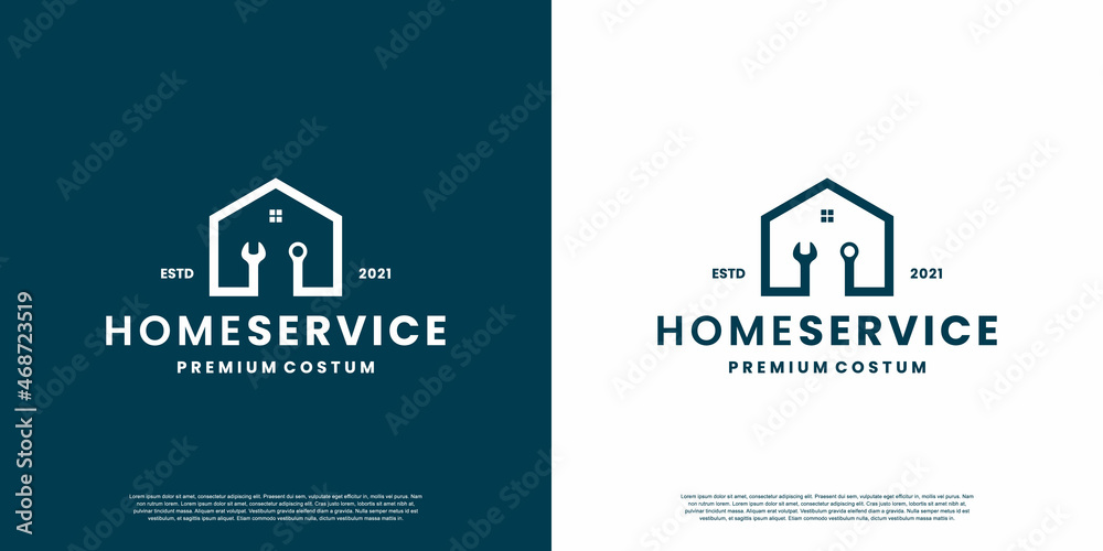 home service logo design for workshop, mechanic