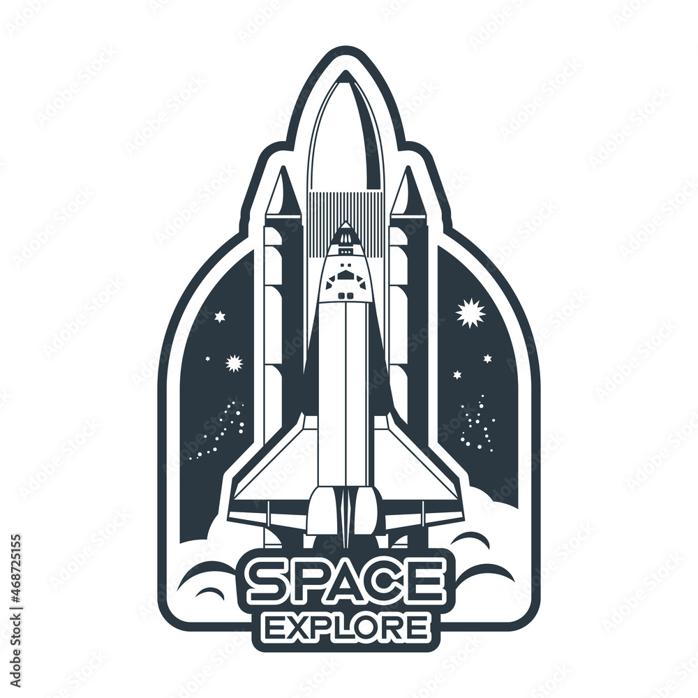 Space Shuttle Takeoff Emblem