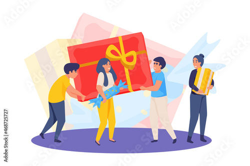 Sharing Gift Celebration Composition