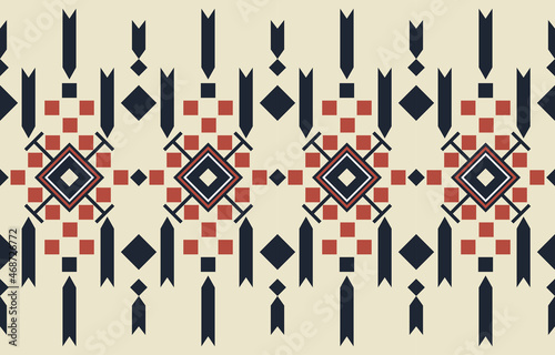 Ethnic pattern Aztec design. Seamless folk pattern design. vector illustration.