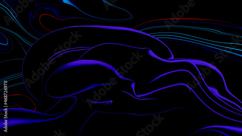 Abstract modern shape and color design background, Modern colorful flow,