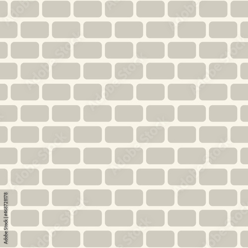 Gray brick wall Vector pattern texture background
